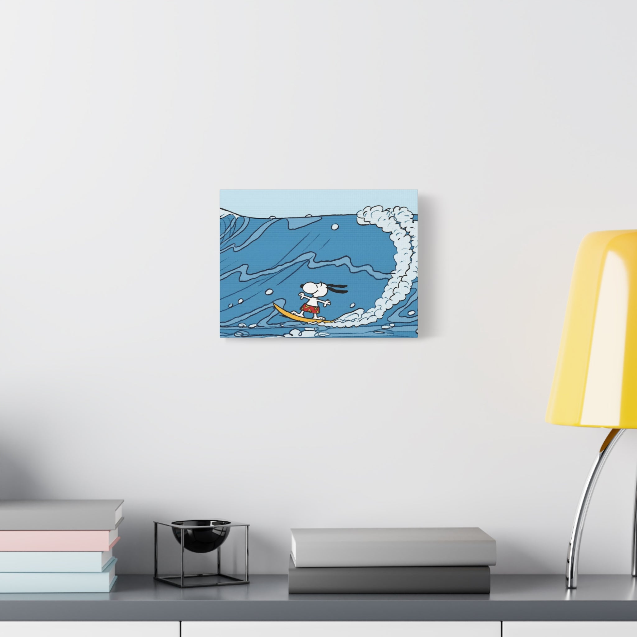 Surfing Snoopy Canvas