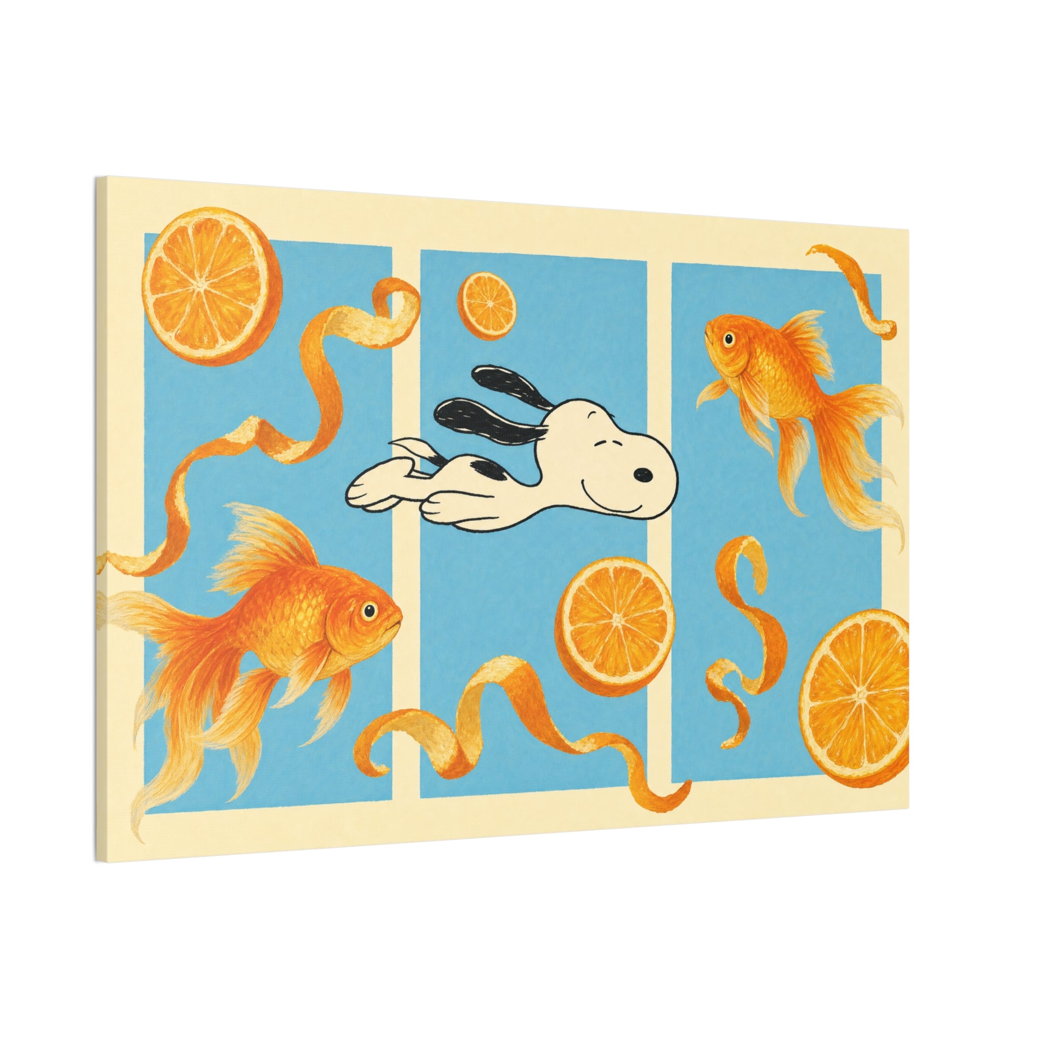 Goldfish Swim Canvas