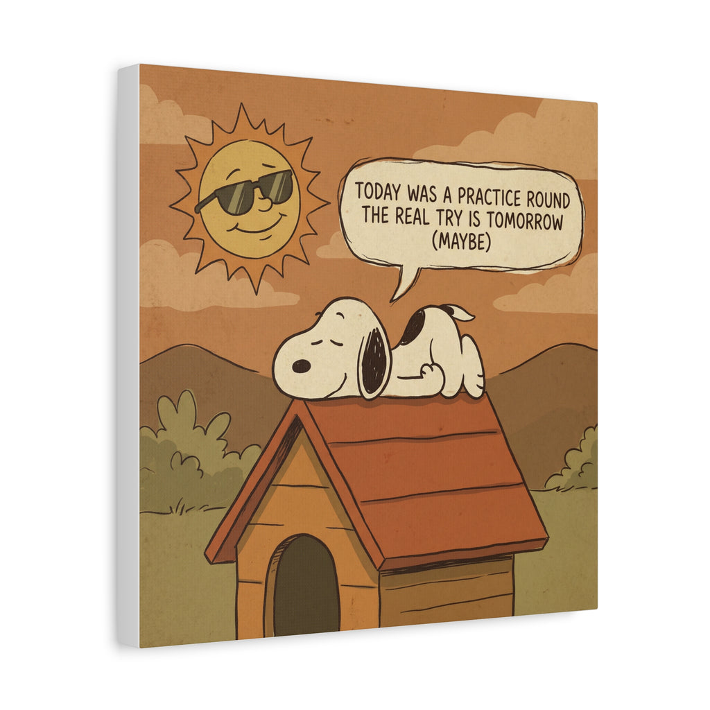 Doghouse Quote Canvas