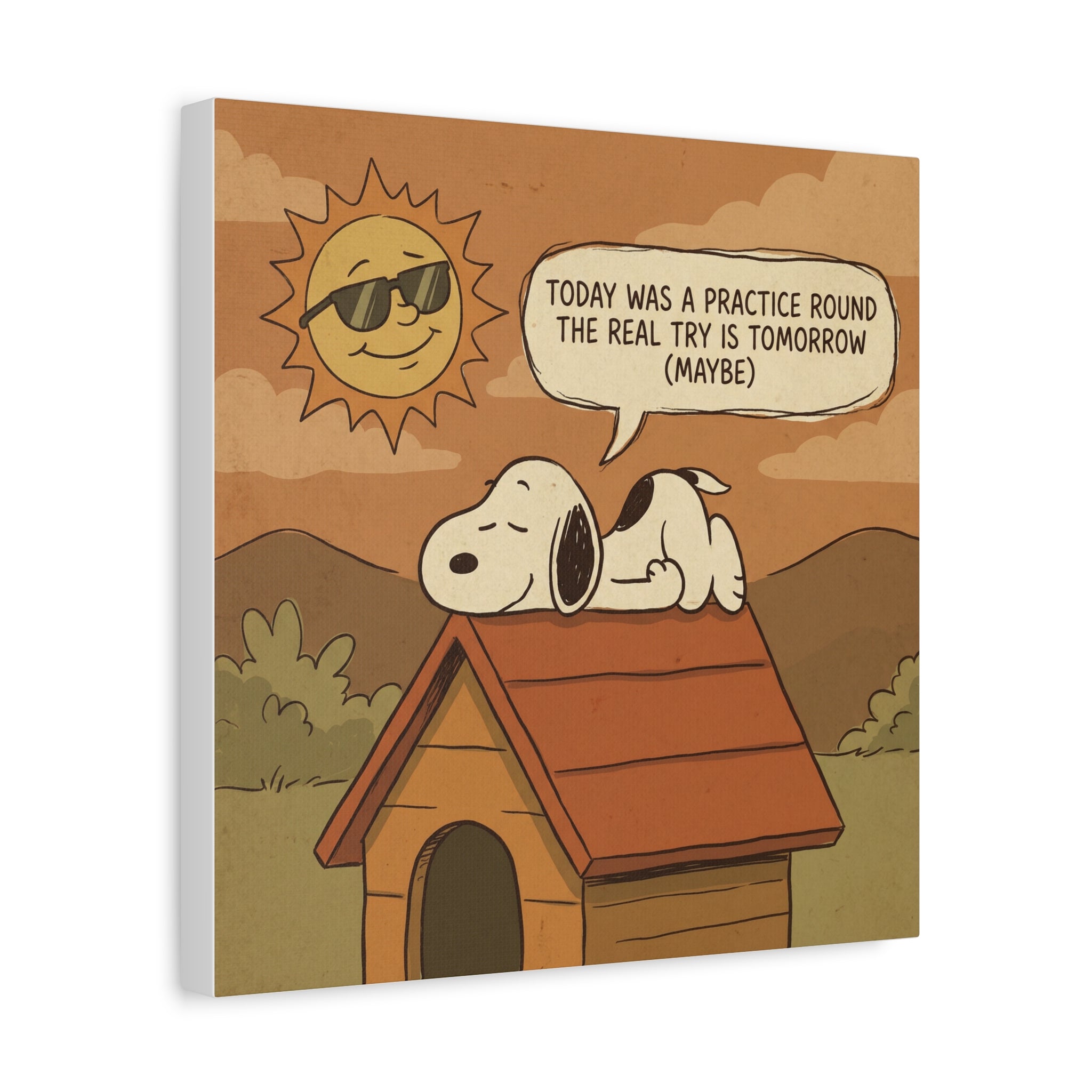 Doghouse Quote Canvas