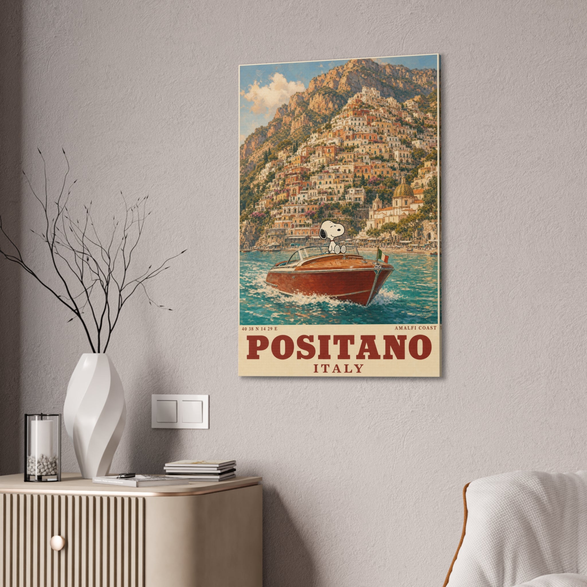 Positano Italy Canvas