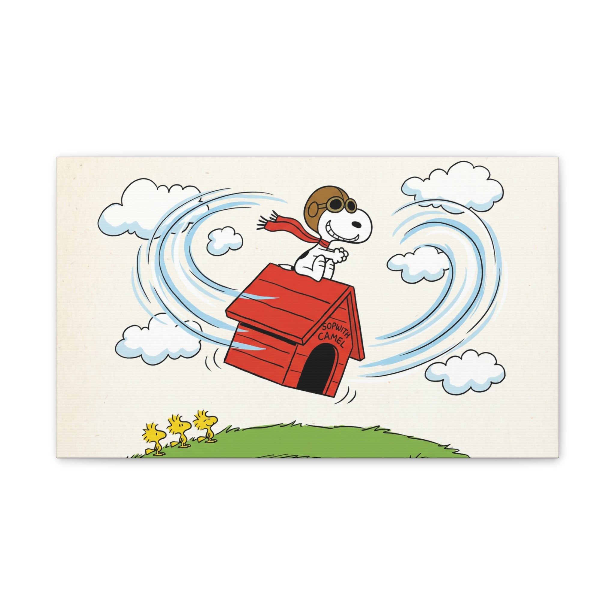 Flying Beagle Canvas