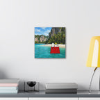 Woodstock Beach Scene Canvas