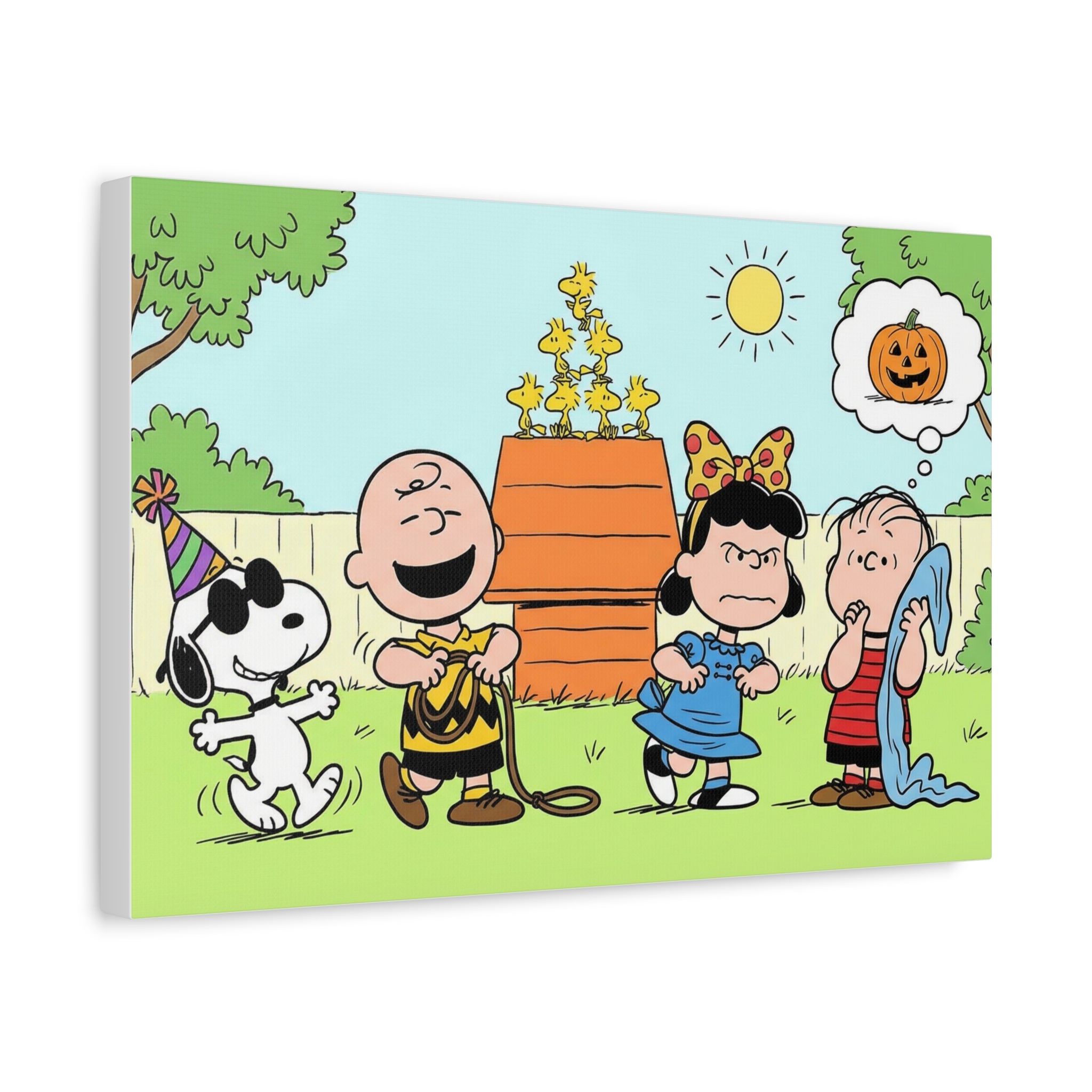 Peanuts Gang Halloween Canvas