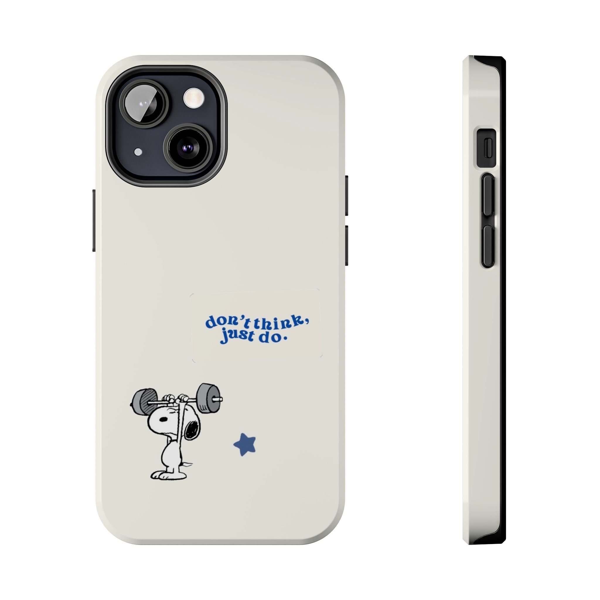 Snoopy Weightlifting Phone Case