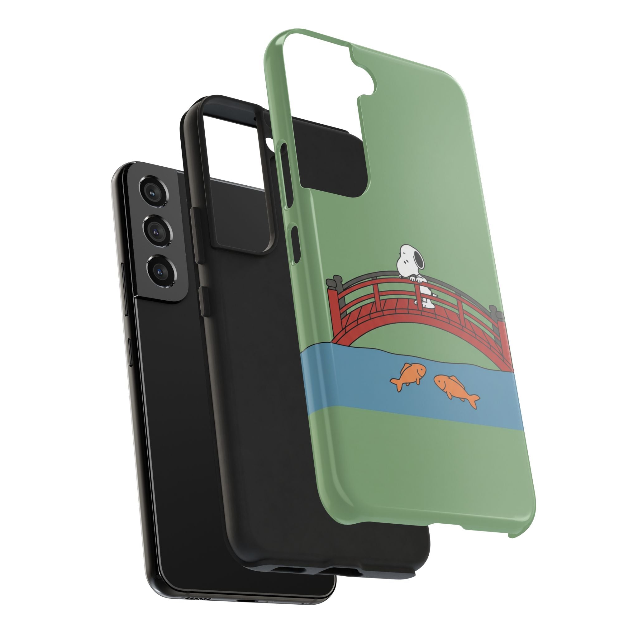 Koi Bridge Phone Case