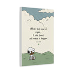Isaiah 60:22 Snoopy Canvas