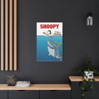 Snoopy Jaws Remake Canvas