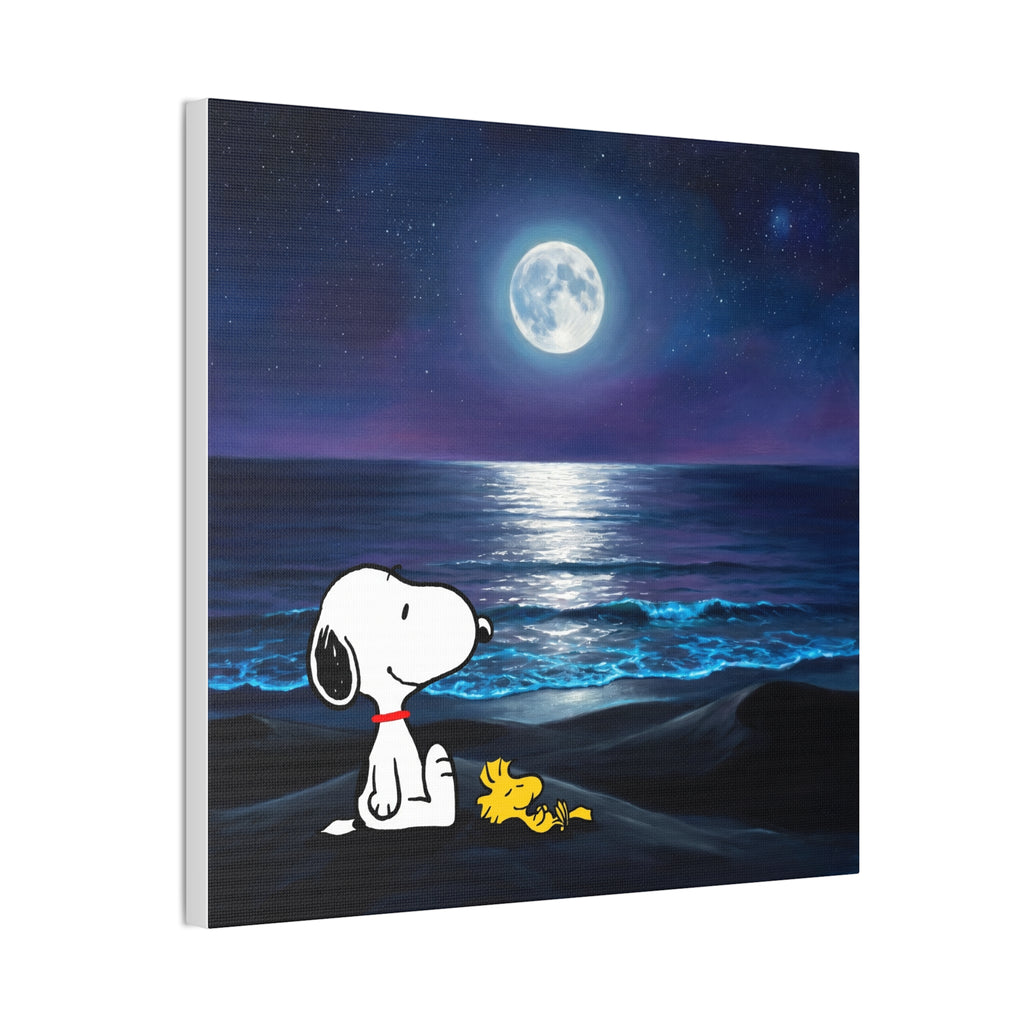 Moonlit Ocean Canvas
