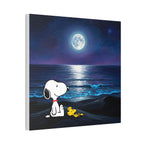 Moonlit Ocean Canvas