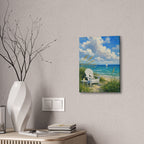 Teddy Bear Beach Canvas