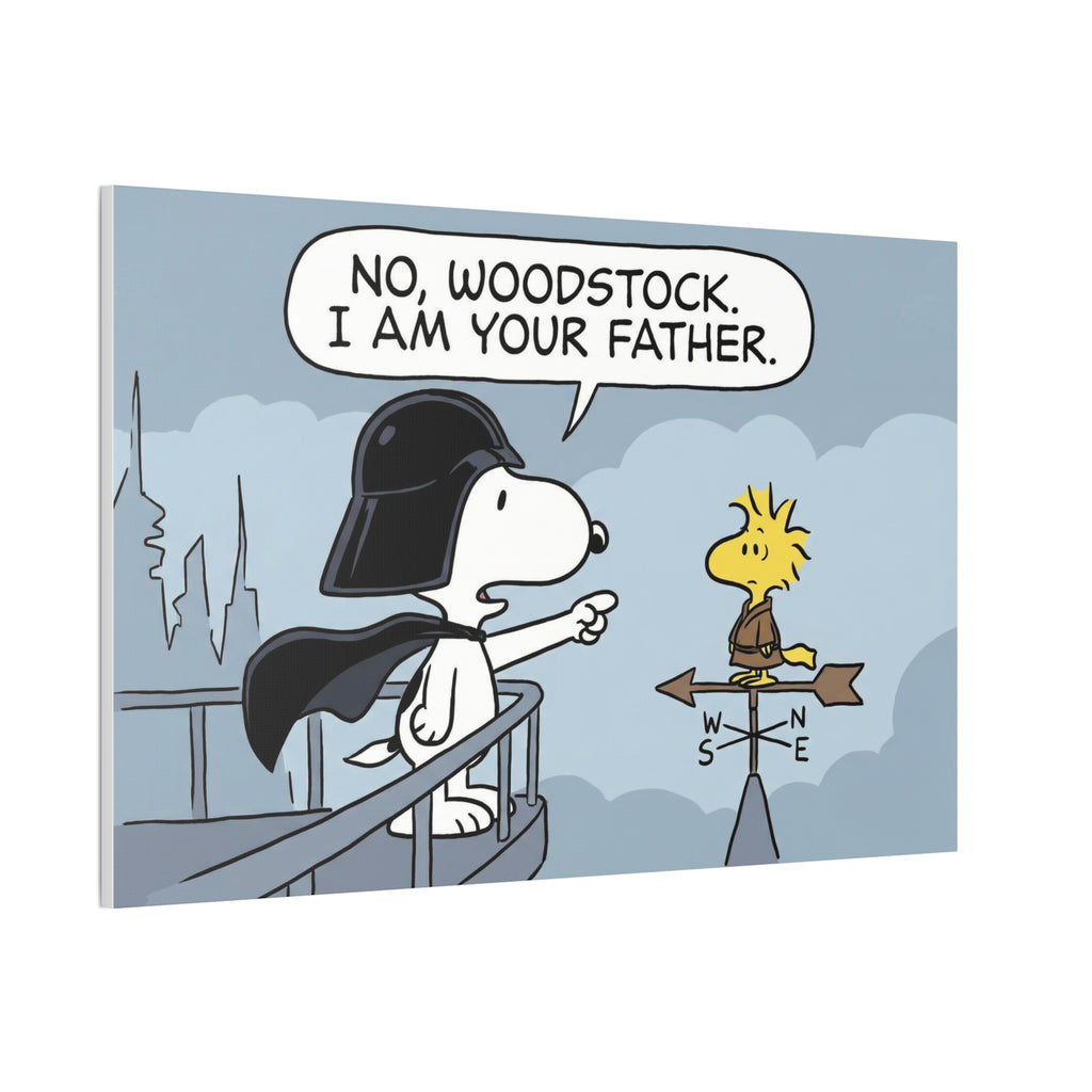 Snoopy Vader Comic Canvas