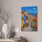 Snoopy Coastal Village Canvas