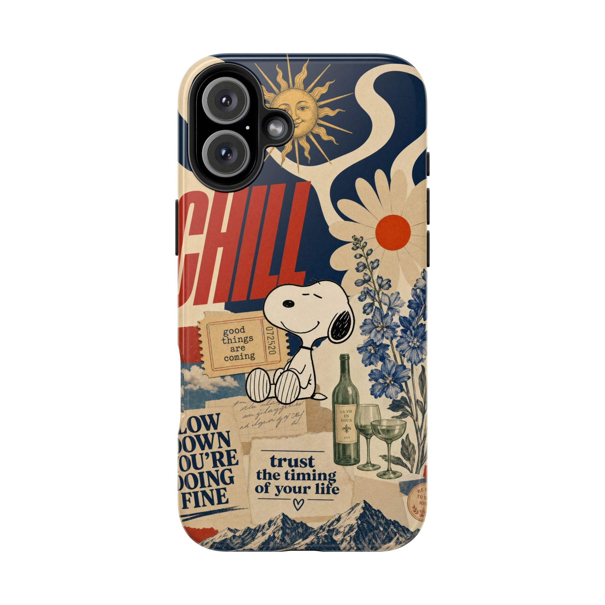 Snoopy Chill Collage Case