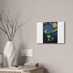 Snoopy Paris Autumn Canvas