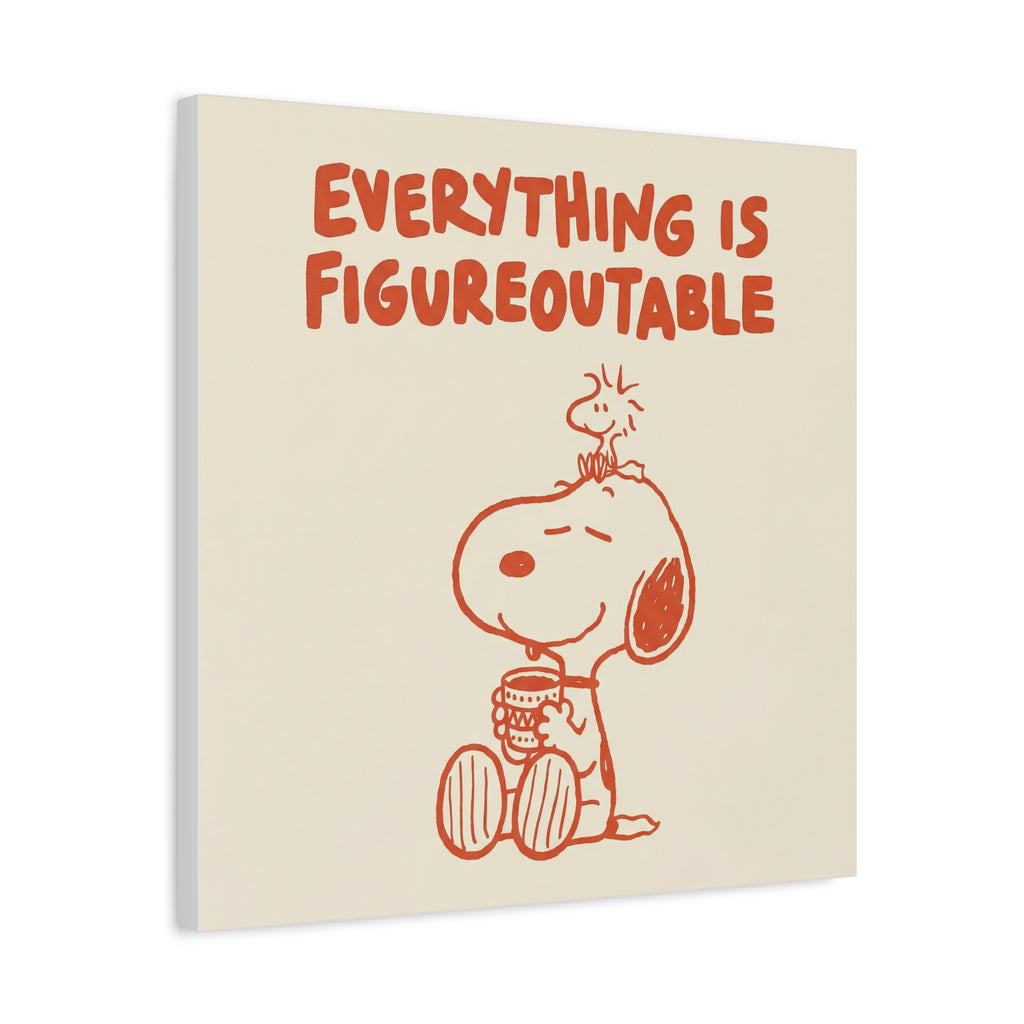 Snoopy And Woodstock Canvas