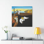 Melting Clocks Snoopy Canvas