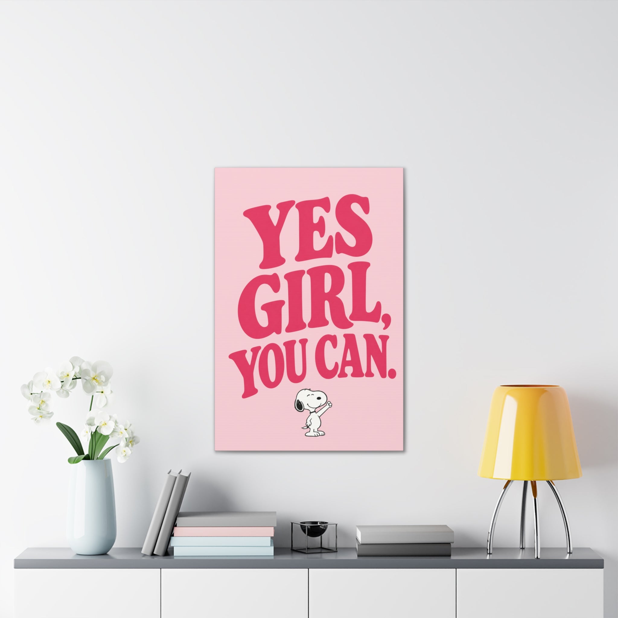 Yes Girl You Can Canvas