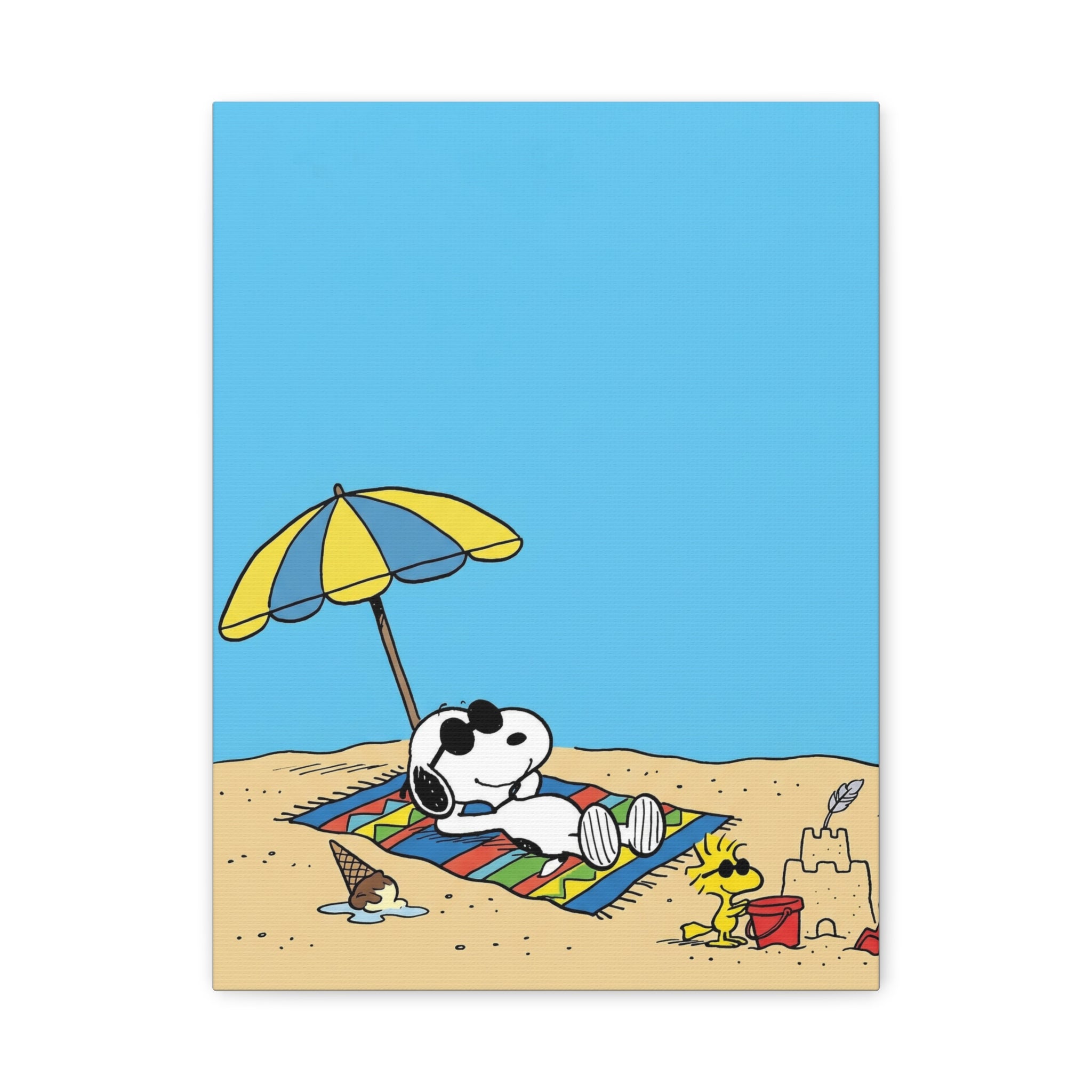 Beach Relaxation Canvas