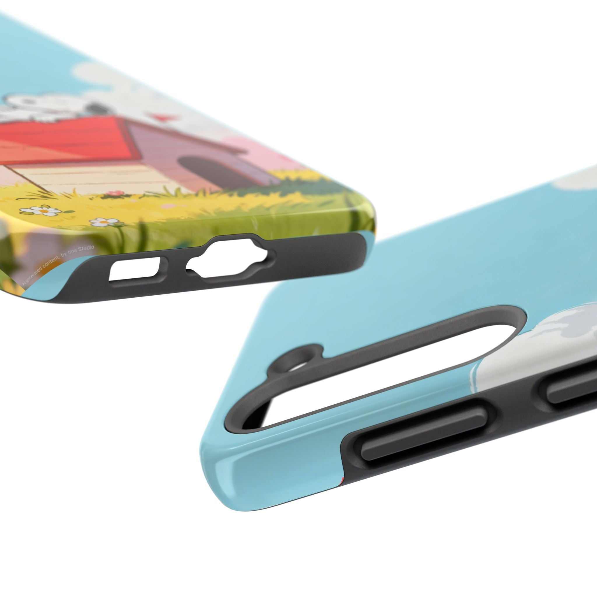 Relaxing Doghouse Phone Case