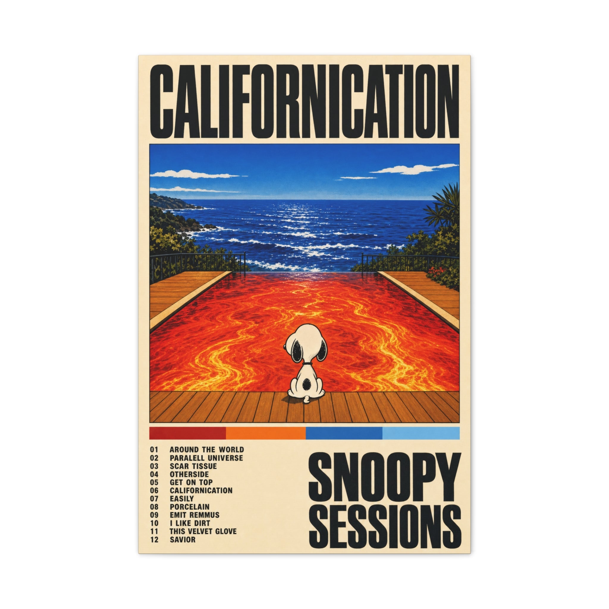 Californication Snoopy Sessions Canvas