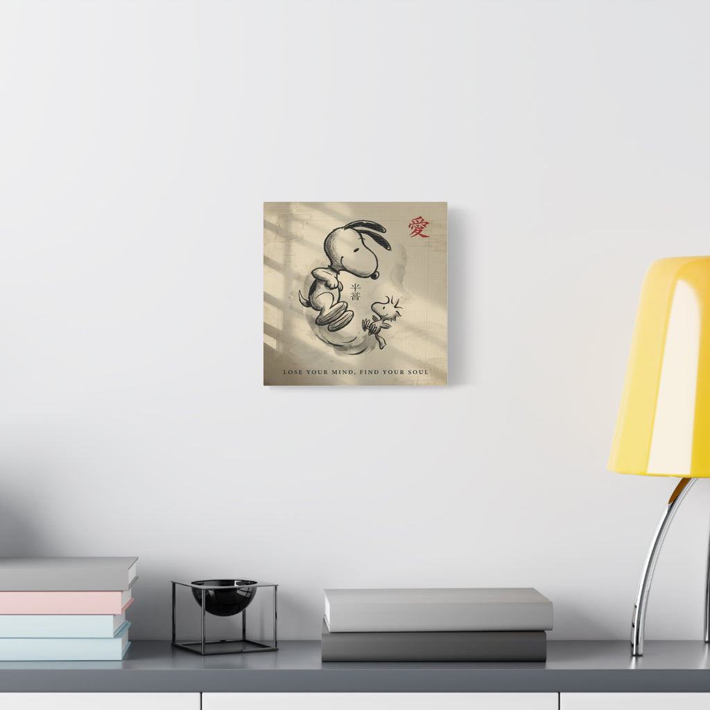 Zen Snoopy Woodstock Canvas