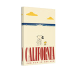 Woodstock California Beach Canvas