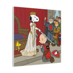 Snoopy Knight Canvas