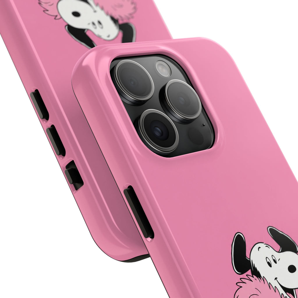 Pink Fuzzy Coat Case