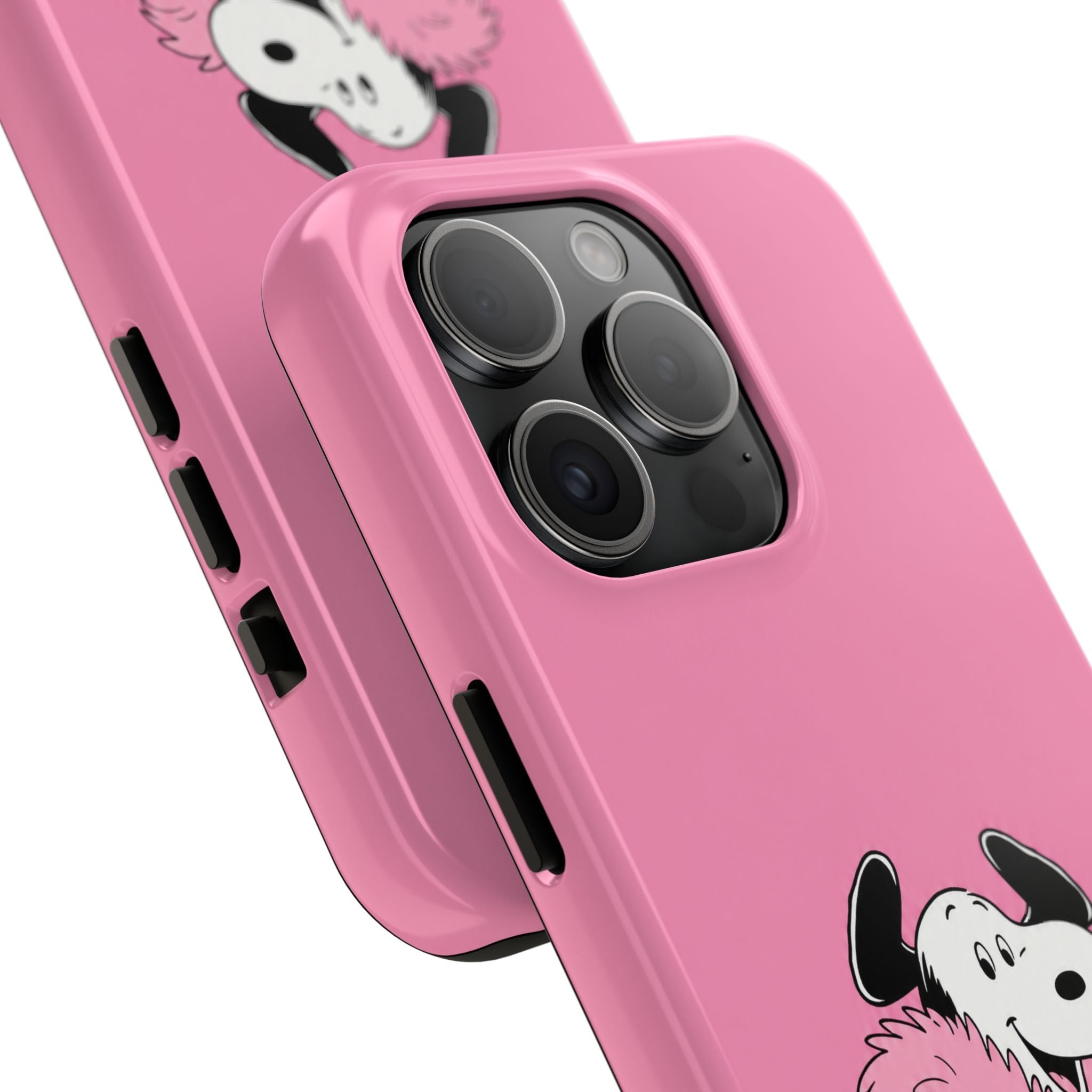 Pink Fuzzy Coat Case