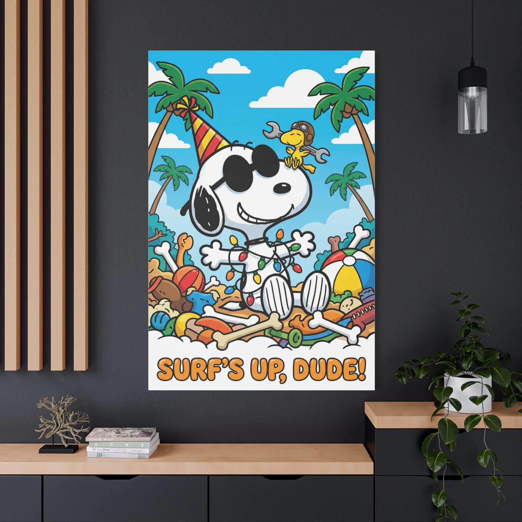 Snoopy Sailing Day Canvas