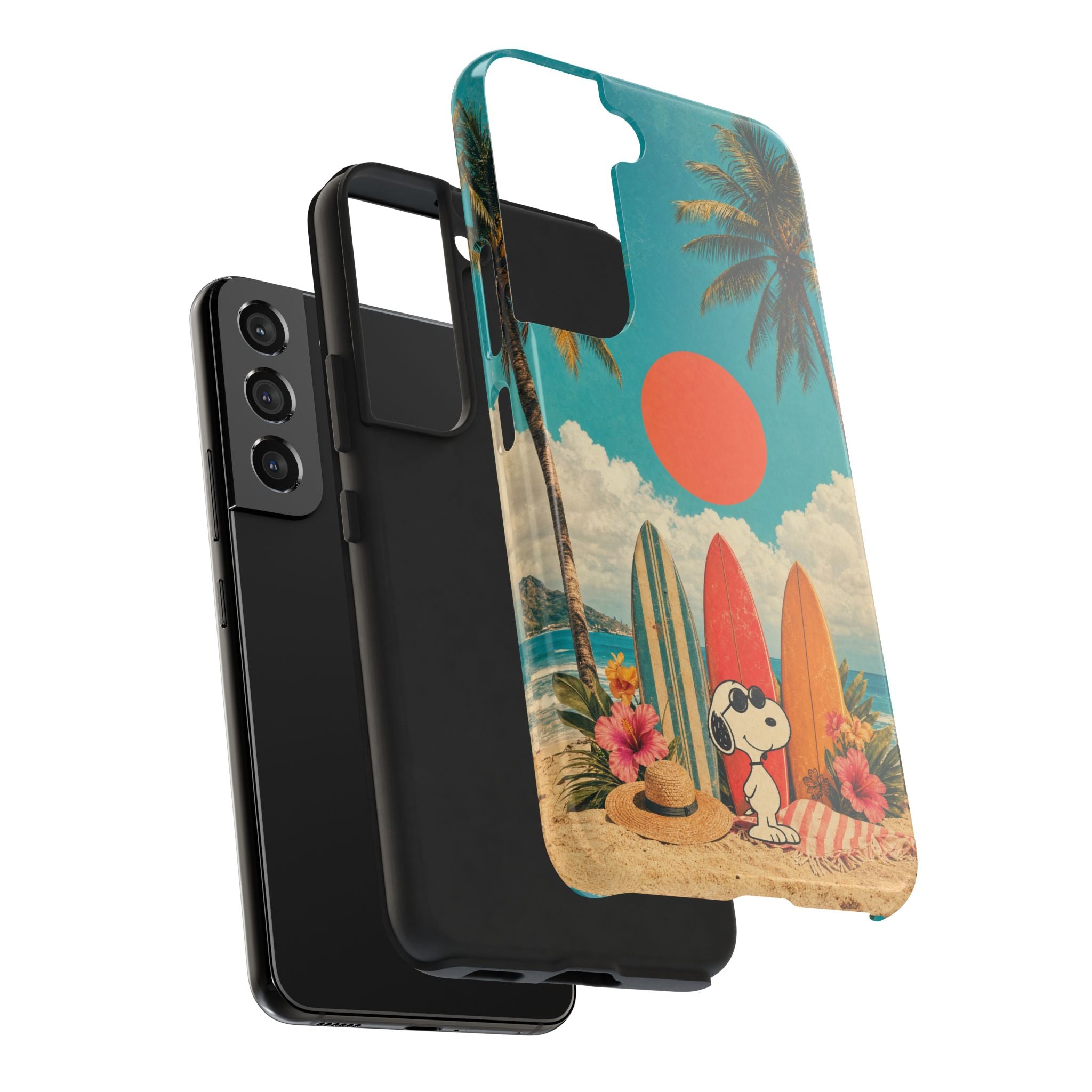 Retro Beach Sun Case