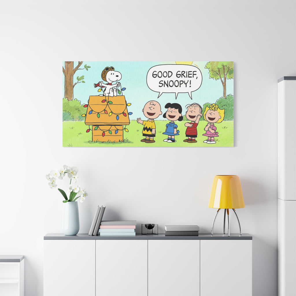 Good Grief Snoopy Canvas