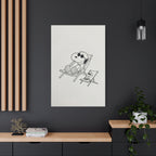 Relaxing Dog Lounge Canvas