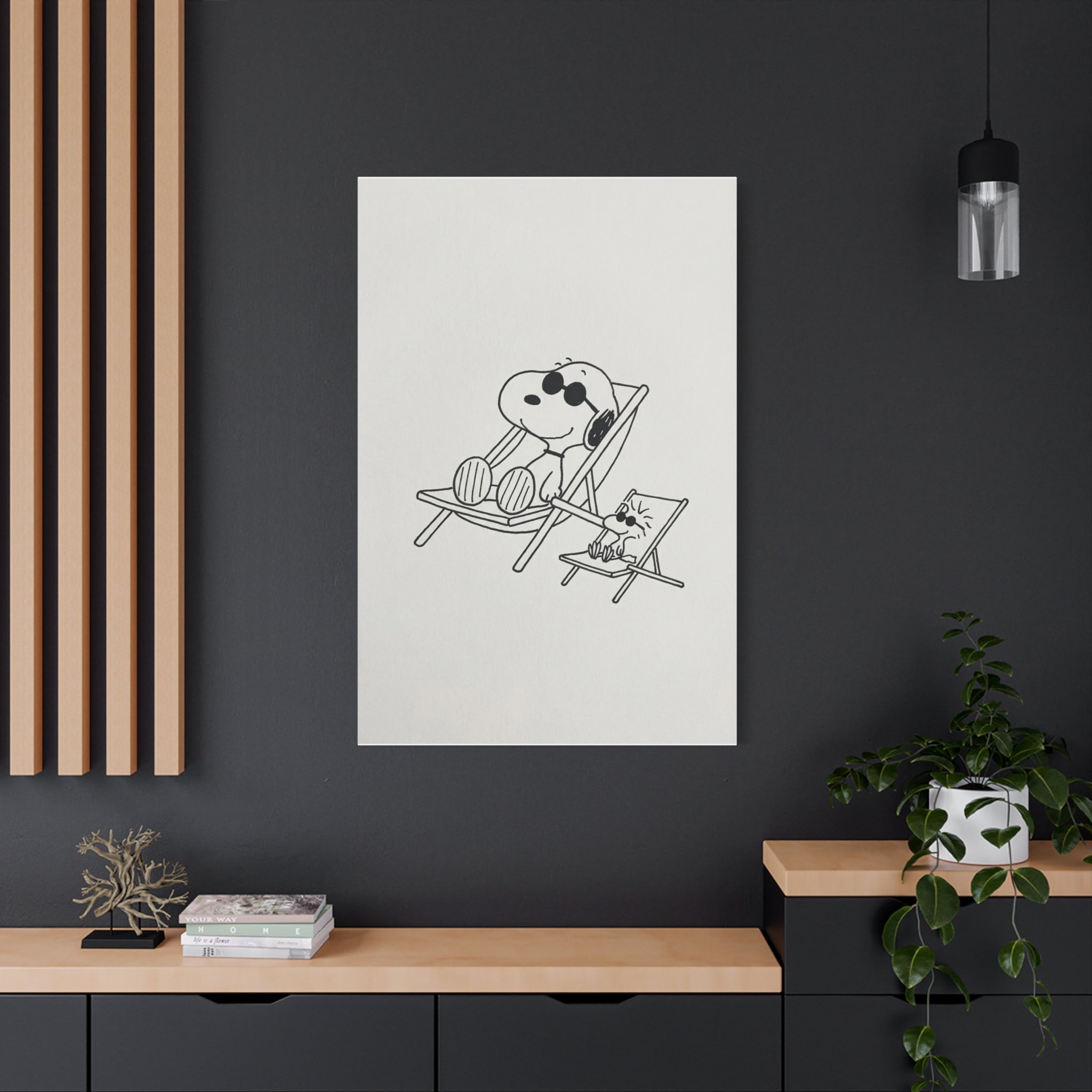 Relaxing Dog Lounge Canvas