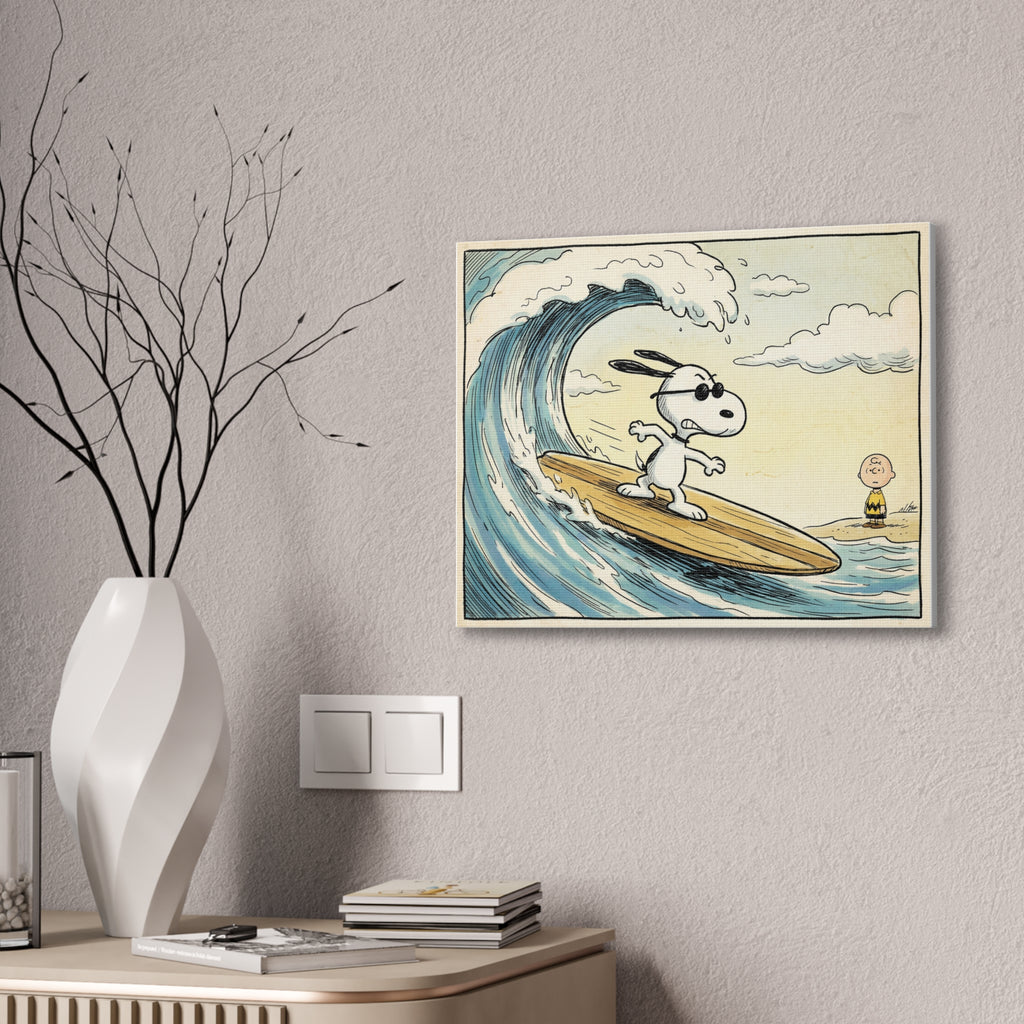 Vintage Surf Art Canvas