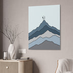 Snoopy on Mountain Canvas