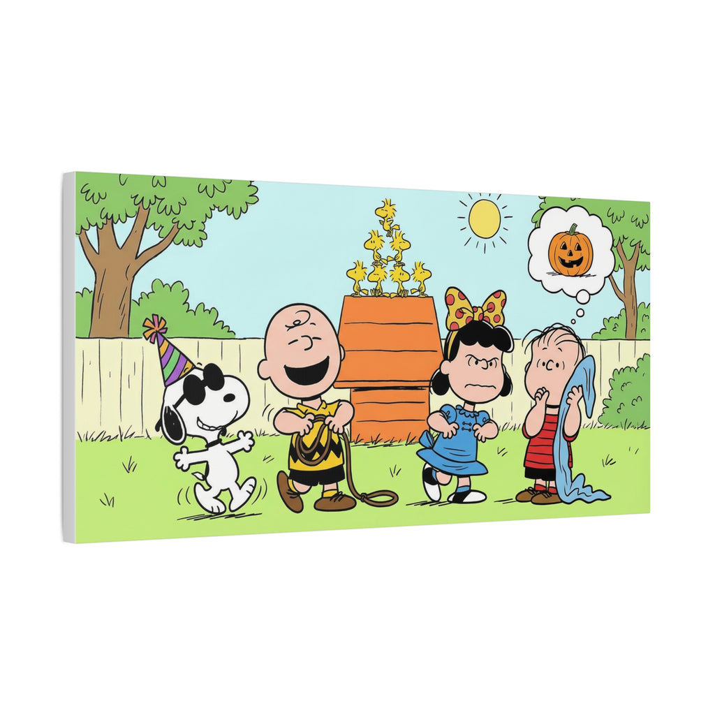 Peanuts Gang Halloween Canvas
