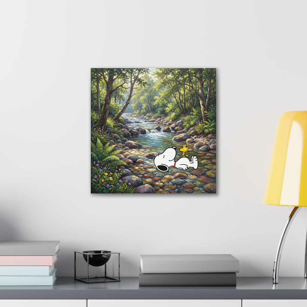 River Scene Canvas