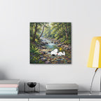 River Scene Canvas