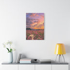 Wildflower Sunset Canvas