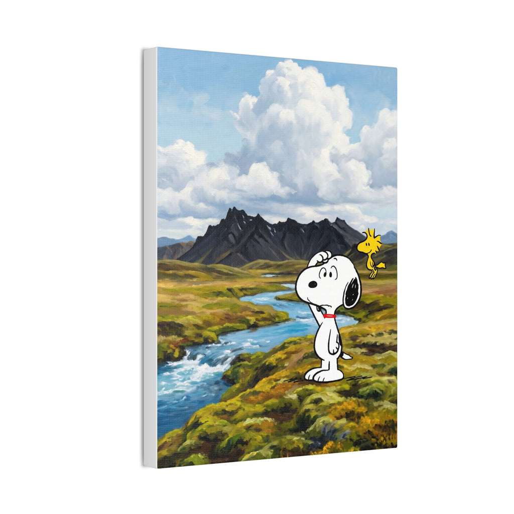 Snoopy Woodstock Landscape Canvas