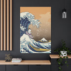 Surfing Snoopy Wave Canvas