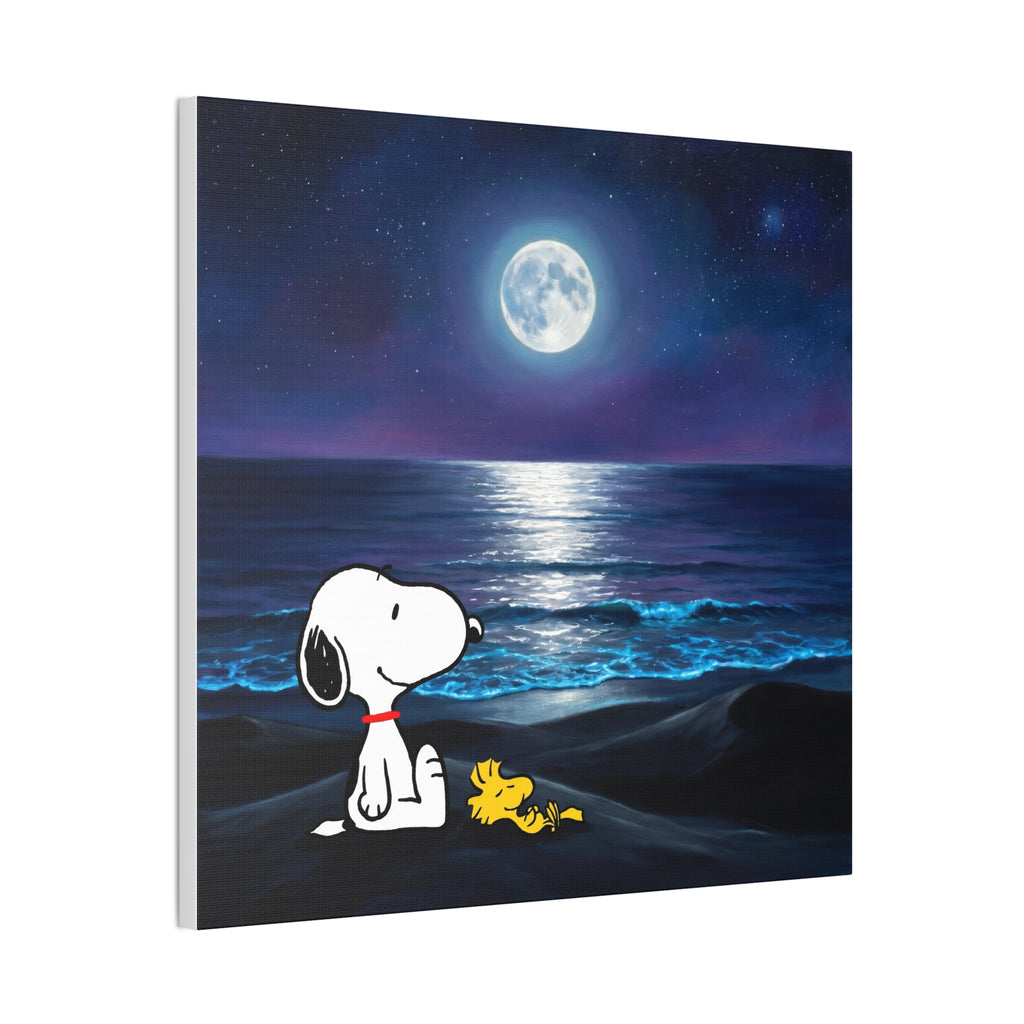 Moonlit Ocean Canvas