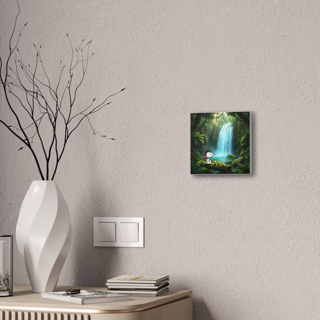 Snoopy Waterfall Canvas