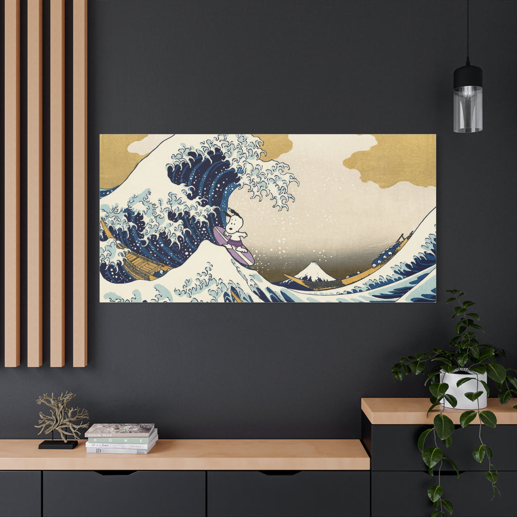 Great Wave Mashup Canvas