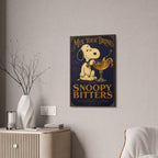 Snoopy Bitters Cocktail Canvas
