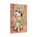 Snoopy Glamour Illustration Canvas