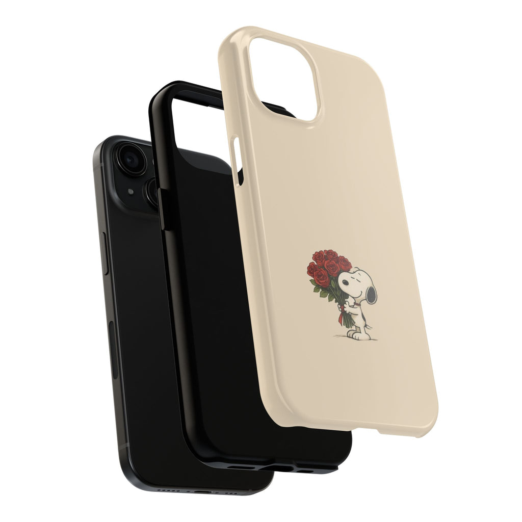 Snoopy Roses Phone Case
