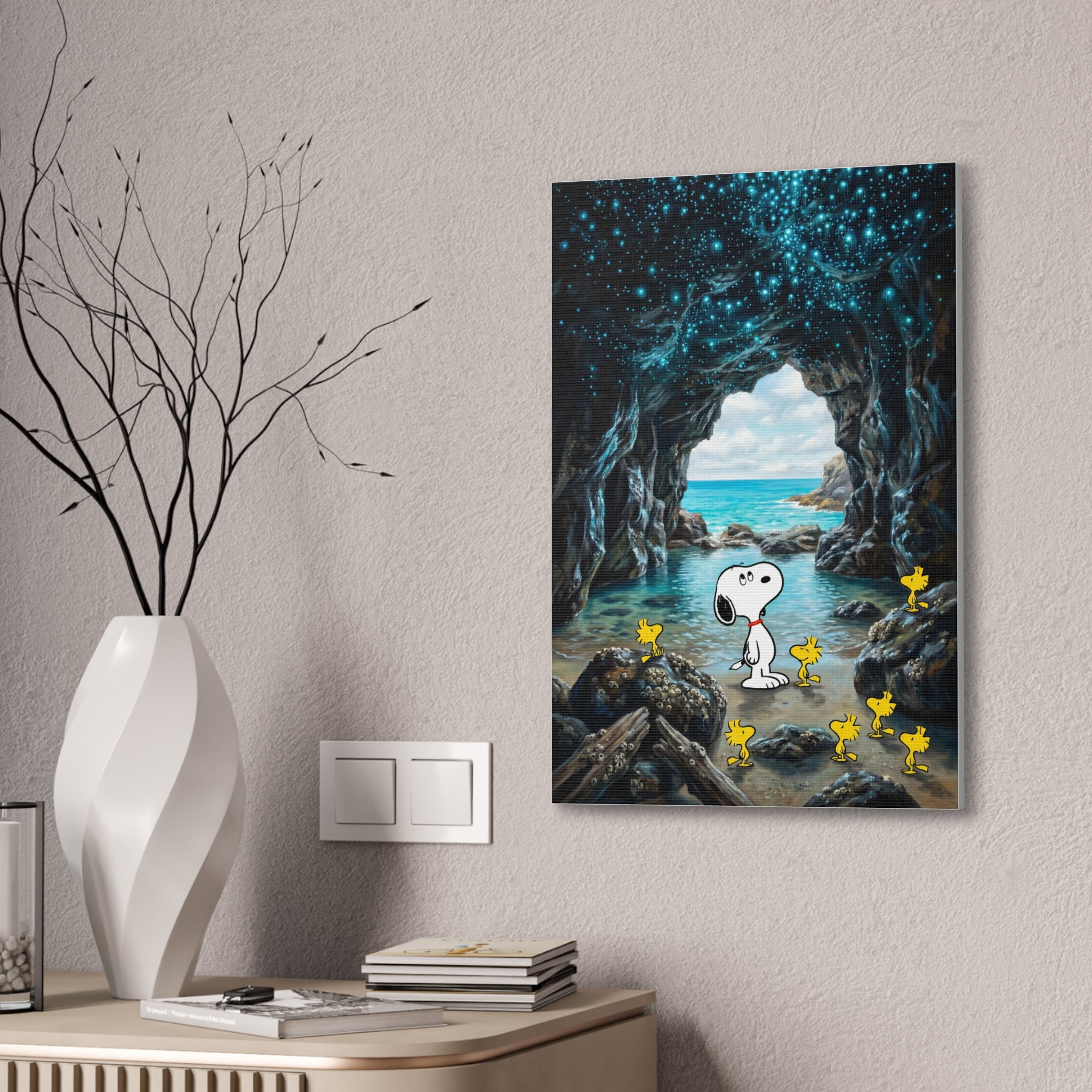 Beach Cave Canvas